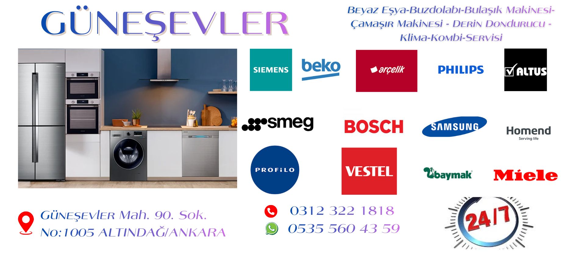 Güneşevler Beyaz Eşya